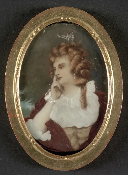 Framed Print : Miniature Painting, 1800s. Creator: Unknown Framed Print : Miniature Painting, 1800s. Creator: Unknown