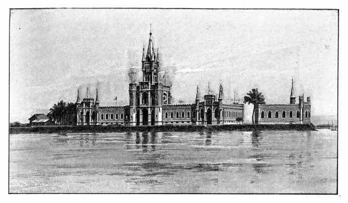 Framed Print : The miniature palace on Fiscal Island, Guanabara Bay, Brazil, 1895 Framed Print : The miniature palace on Fiscal Island, Guanabara Bay, Brazil, 1895