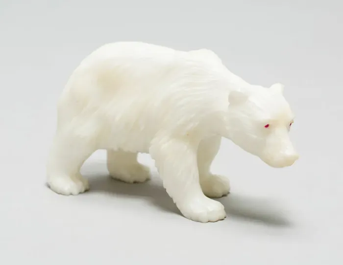 Framed Print : Miniature Polar Bear, Saint Petersburg, c. 1890 / 00. Creator: FabergeWorkshop Framed Print : Miniature Polar Bear, Saint Petersburg, c. 1890 / 00. Creator: FabergeWorkshop