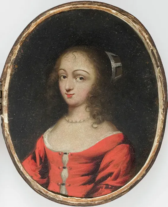 Framed Print : Miniature Portrait with Overlays (image 2 of 2), c1650. Creator: Anon Framed Print : Miniature Portrait with Overlays (image 2 of 2), c1650. Creator: Anon