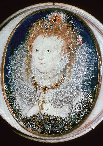 Miniature portrait of Queen Elizabeth I, 16th century