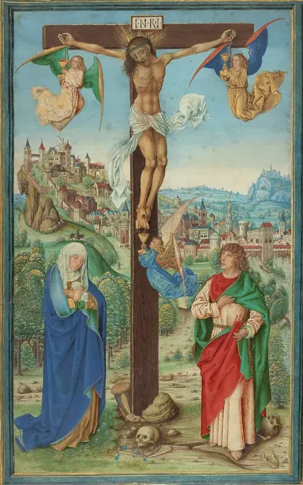 Framed Print : Miniature, Possibly from a Manuscript, fourth quarter of 15th century. Creator: Unknown Framed Print : Miniature, Possibly from a Manuscript, fourth quarter of 15th century. Creator: Unknown