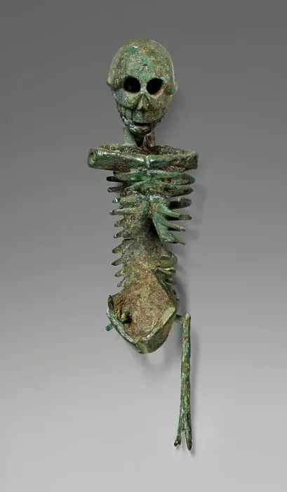 Framed Print : Miniature Skeleton, 25 B.C.-A.D. 100. Creator: Unknown Framed Print : Miniature Skeleton, 25 B.C.-A.D. 100. Creator: Unknown