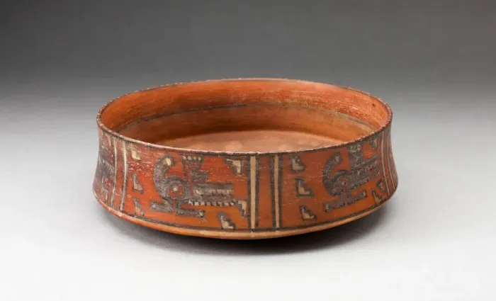 Framed Print : Miniature Straight-sided Bowl with Abstract Aligator Motif, A. D. 1450 / 1532 Framed Print : Miniature Straight-sided Bowl with Abstract Aligator Motif, A. D. 1450 / 1532