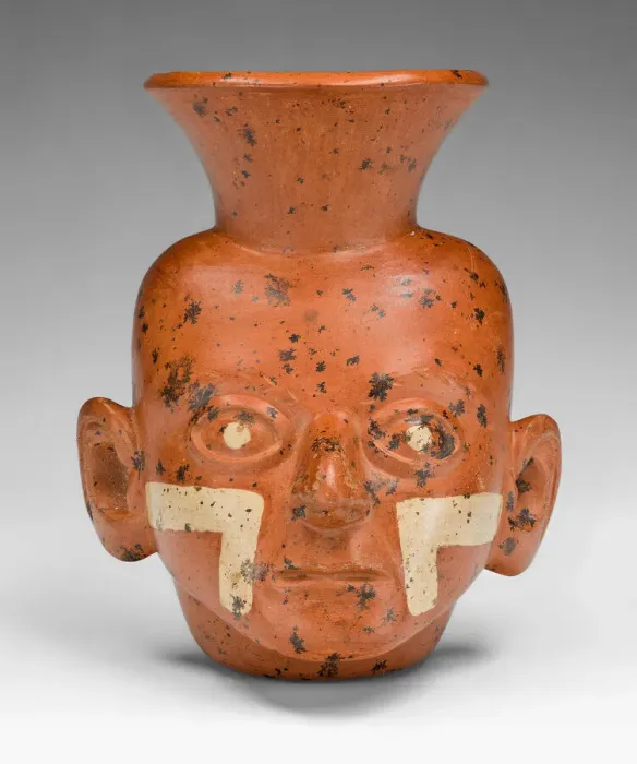 Framed Print : Miniature Vessel in the Form of a Portrait Head with Painted Cheeks, 100 B. C. / A. D. 500 Framed Print : Miniature Vessel in the Form of a Portrait Head with Painted Cheeks, 100 B. C. / A. D. 500