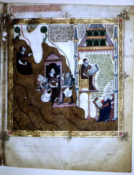 Framed Print : Miniature for work Electorium Parrum Breviculum seu codex St Framed Print : Miniature for work Electorium Parrum Breviculum seu codex St