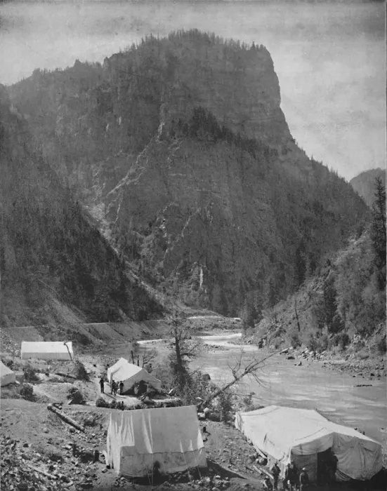 Framed Print : Mining Camp, Nevada, c1897. Creator: Unknown Framed Print : Mining Camp, Nevada, c1897. Creator: Unknown