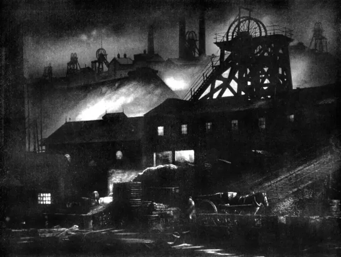 Framed Print : A mining centre, 1926. Artist: Edgar & Winifred Ward Framed Print : A mining centre, 1926. Artist: Edgar & Winifred Ward