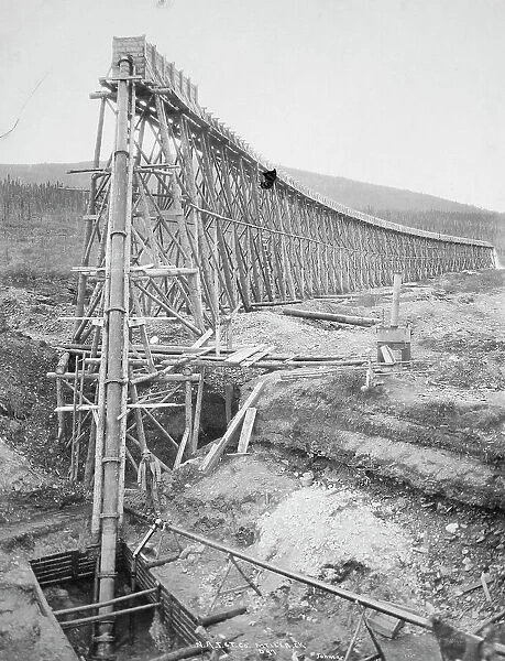 Mining structure, between c1900 and c1930. Creator: Unknown