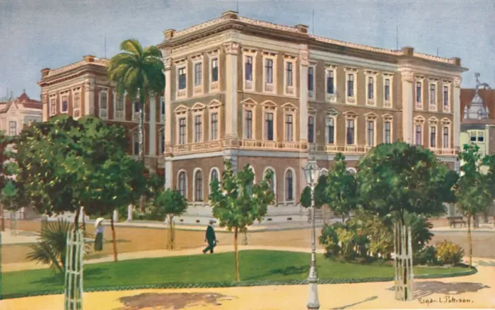Framed Print : Ministry of Traffic and Public Works (Vicao e Obras Publicas). 1914 Framed Print : Ministry of Traffic and Public Works (Vicao e Obras Publicas). 1914