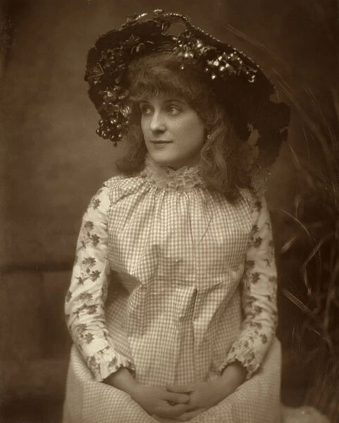 Minnie Palmer, American actress, 1884. Artist: Samuel A Walker