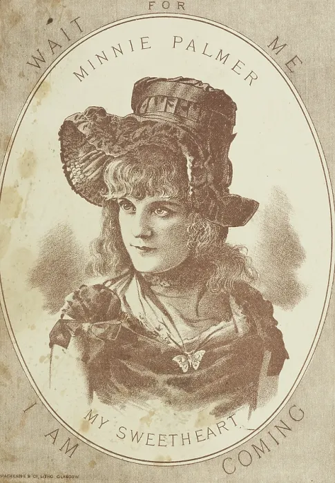 Framed Print : Minnie Palmer in 'My Sweetheart', late 19th century. Creator: Unknown Framed Print : Minnie Palmer in 'My Sweetheart', late 19th century. Creator: Unknown