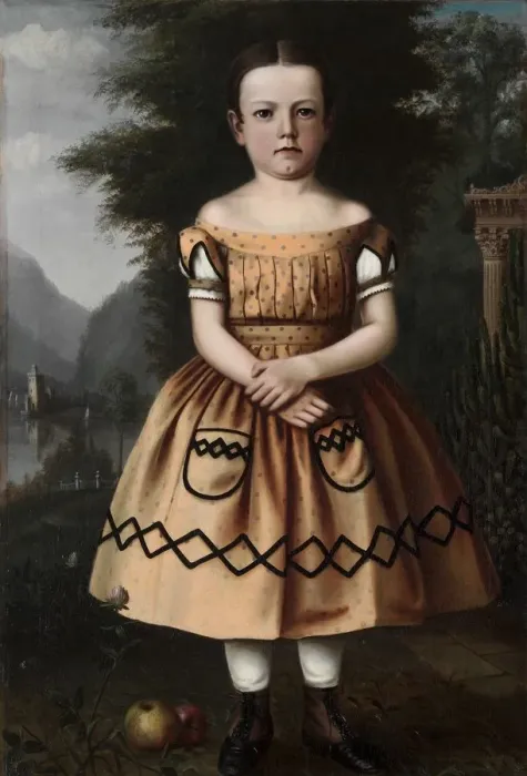 Framed Print : Minnie Willard, 1860s. Creator: Archibald Willard (American, 1836-1918)