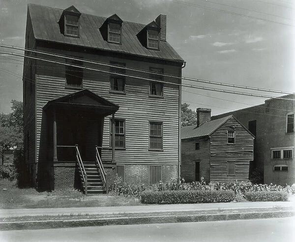 Minor houses and details, Blandfields, Dinwiddie County, Virginia, 1933. Creator: Frances Benjamin Johnston