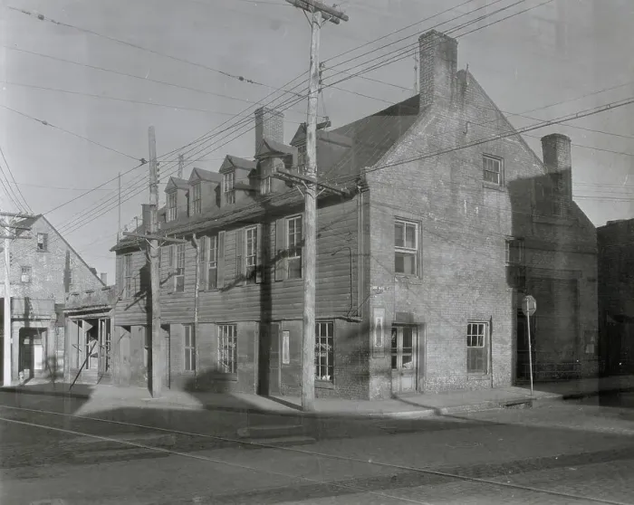 Framed Print : Minor houses and details, Blandfields, Dinwiddie County, Virginia, 1933. Creator: Frances Benjamin Johnston Framed Print : Minor houses and details, Blandfields, Dinwiddie County, Virginia, 1933. Creator: Frances Benjamin Johnston