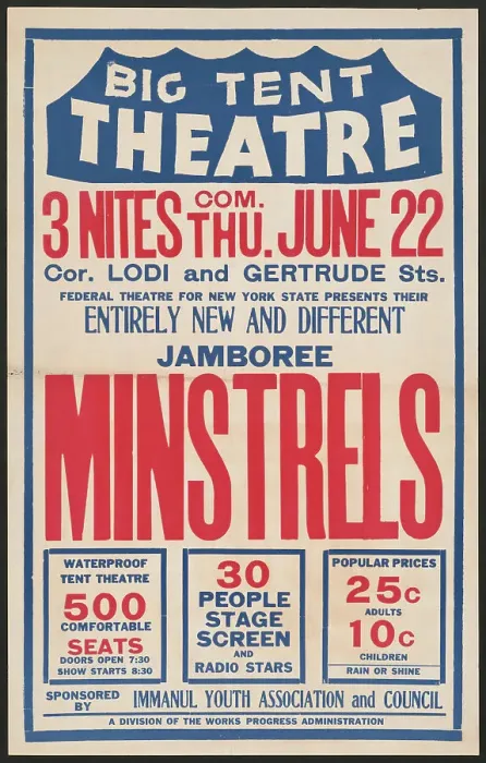 Framed Print : Minstrels, [193-]. Creator: Unknown