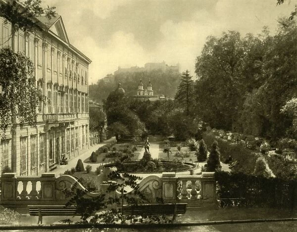 The Mirabell Palace and gardens, Salzburg, Austria, c1935. Creator: Unknown