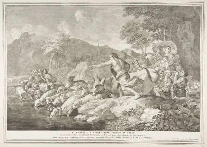 Framed Print : The miracle of the bitter water made sweet (Il Miracolo delle Acque Amare Mutate in Dol Framed Print : The miracle of the bitter water made sweet (Il Miracolo delle Acque Amare Mutate in Dol