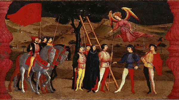 The Miracle of the Desecrated Host (Predella Panel for the church of Corpus Domini in... 1465-1469. Creator: Uccello, Paolo (1397-1475)