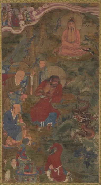 Framed Print : Miracle of the Dragon, 1600s. Creator: Unknown Framed Print : Miracle of the Dragon, 1600s. Creator: Unknown