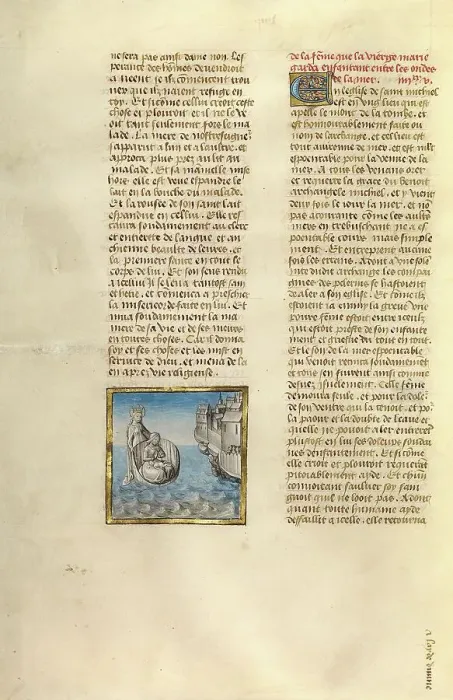 Framed Print : The Miracle of the Robe; Miroir Historial, about 1475. Creator: Unknown Framed Print : The Miracle of the Robe; Miroir Historial, about 1475. Creator: Unknown