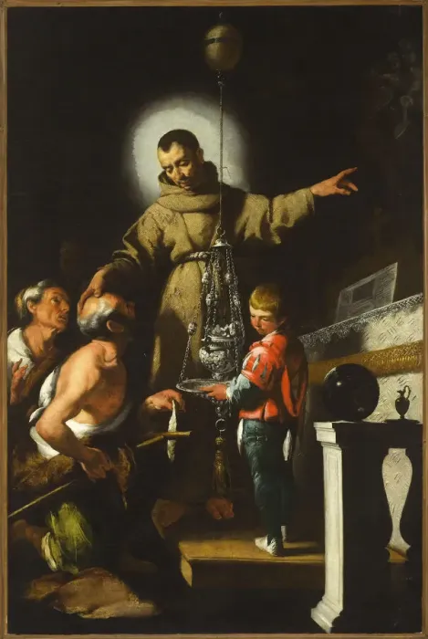 Framed Print : The Miracle of Saint Didacus. Creator: Strozzi, Bernardo (1581-1644)