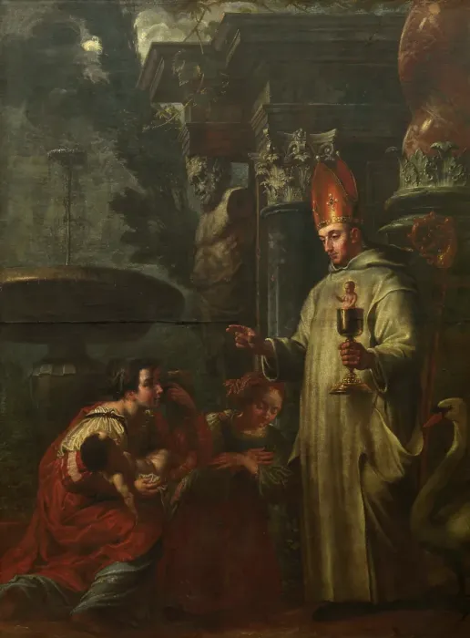 Framed Print : Miracle of Saint Hugh of Lincoln, 1685. Creator: Jan Erasmus Quellinus Framed Print : Miracle of Saint Hugh of Lincoln, 1685. Creator: Jan Erasmus Quellinus