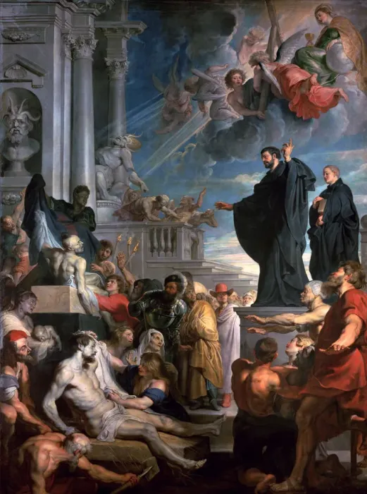 Framed Print : The miracles of Saint Francis Xavier, 1617-1618. Artist: Rubens, Pieter Paul (1577-1640) Framed Print : The miracles of Saint Francis Xavier, 1617-1618. Artist: Rubens, Pieter Paul (1577-1640)