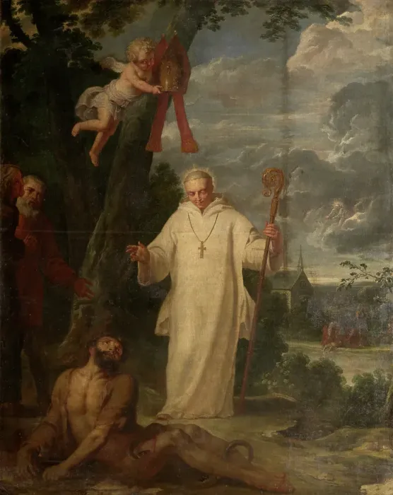 Framed Print : Miracles of Saint Hugh of Lincoln, mid-17th century. Creator: Erasmus Quellinus Framed Print : Miracles of Saint Hugh of Lincoln, mid-17th century. Creator: Erasmus Quellinus