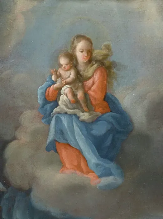 Framed Print : Miracles of Saint Salvador de Horta (Milagros del beato Salvador de Horta) (image 2 of 4), c1720. Creator: Juan Rodríguez Juárez Framed Print : Miracles of Saint Salvador de Horta (Milagros del beato Salvador de Horta) (image 2 of 4), c1720. Creator: Juan Rodríguez Juárez
