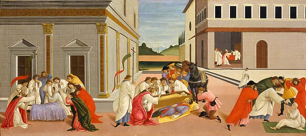 Three Miracles of Saint Zenobius, ca. 1500. Creator: Sandro Botticelli