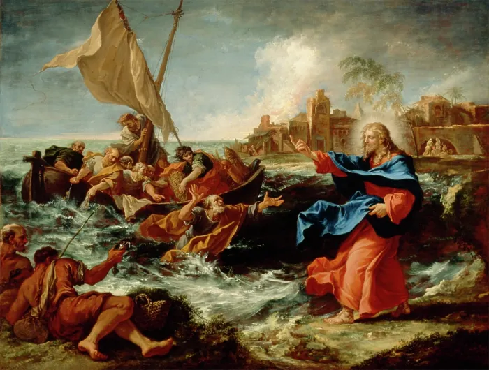 Framed Print : The Miraculous Draught of Fishes, c.between 1695 and 1697. Creator: Sebastiano Ricci Framed Print : The Miraculous Draught of Fishes, c.between 1695 and 1697. Creator: Sebastiano Ricci