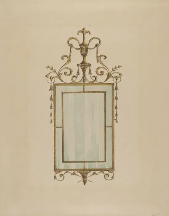 Framed Print : Mirror, 1936. Creator: Nicholas Gorid