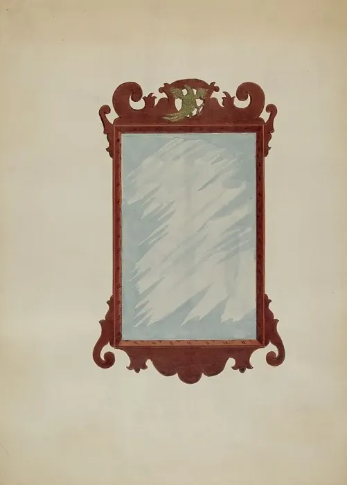Framed Print : Mirror, c. 1936. Creator: Fred Weiss Framed Print : Mirror, c. 1936. Creator: Fred Weiss