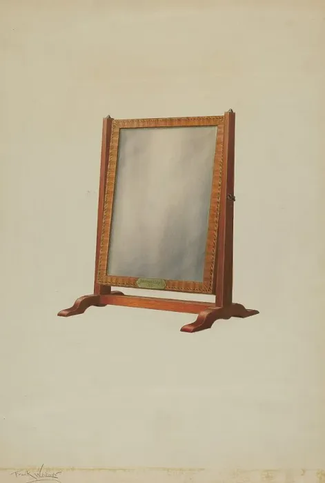 Framed Print : Mirror, c. 1938. Creator: Frank Wenger Framed Print : Mirror, c. 1938. Creator: Frank Wenger