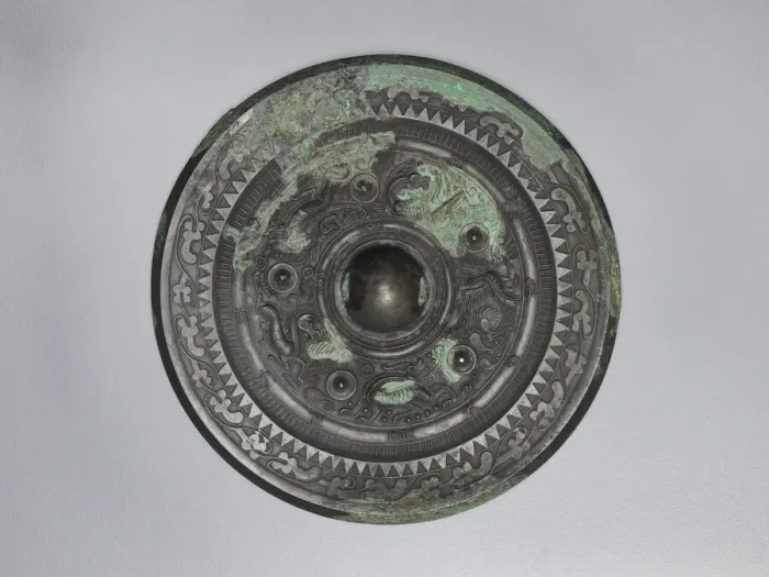 Framed Print : Mirror (chien), Han dynasty, 206 BCE-220 CE. Creator: Unknown Framed Print : Mirror (chien), Han dynasty, 206 BCE-220 CE. Creator: Unknown