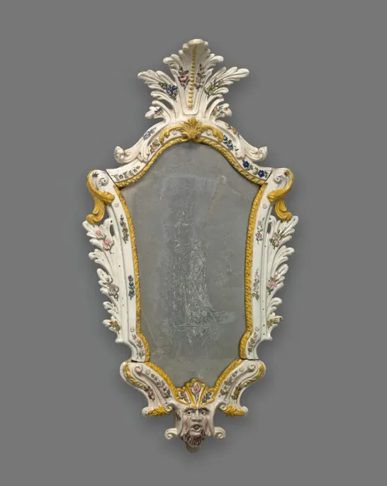 Framed Print : Mirror: Female Harlequin, Italy, 1740 / 60. Creator: Unknown Framed Print : Mirror: Female Harlequin, Italy, 1740 / 60. Creator: Unknown