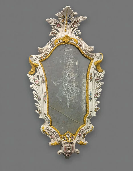 Mirror: Male Harlequin, Italy, 1740  /  60. Creator: Unknown
