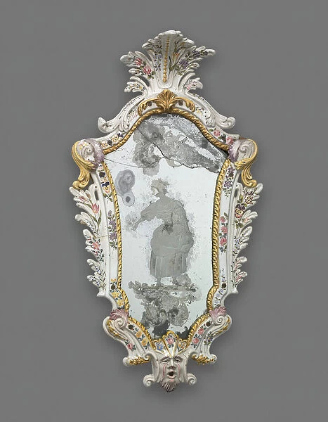 Mirror: Shepherdess, Italy, 1740  /  60. Creator: Unknown