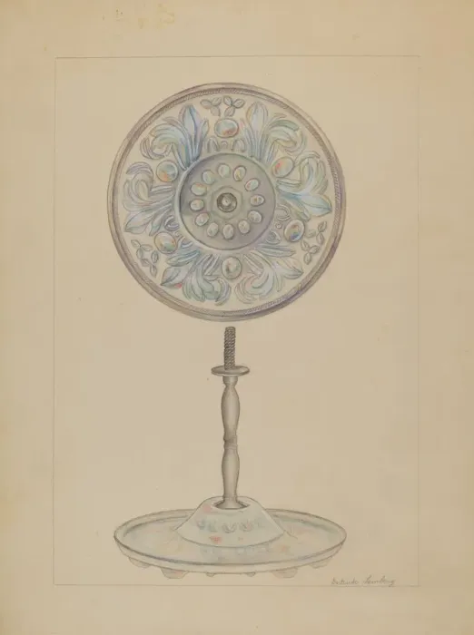Framed Print : Mirror Support, c. 1936. Creator: Gertrude Lemberg Framed Print : Mirror Support, c. 1936. Creator: Gertrude Lemberg