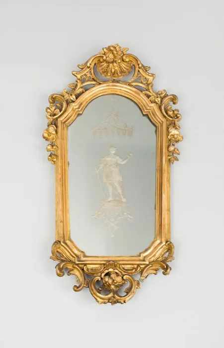 Framed Print : Mirror, Venice, Mid 18th century. Creator: Thomas Williamson Framed Print : Mirror, Venice, Mid 18th century. Creator: Thomas Williamson