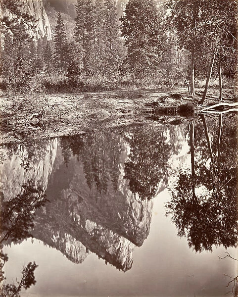 Mirror View of the Three Brothers, Yosemite, ca. 1872, printed ca. 1876