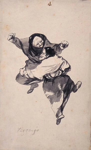 Mirth (Regozijo). Album Witches and Old Women, ca 1820