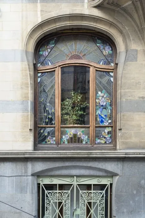 Framed Print : Miscellaneous Brussels art nouveau details, Belgium, c2014-c2017. Artist: Alan John Ainsworth Framed Print : Miscellaneous Brussels art nouveau details, Belgium, c2014-c2017. Artist: Alan John Ainsworth