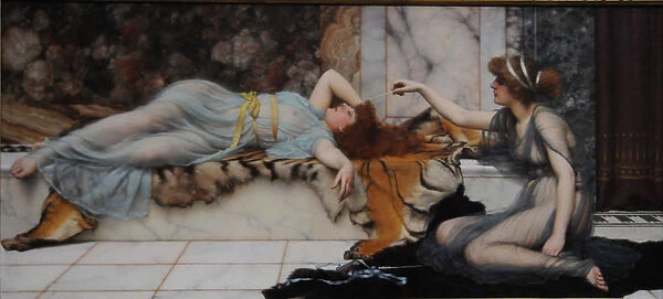 Mischief and Repose, 1895. Artist: Godward, John William (1861?1922)