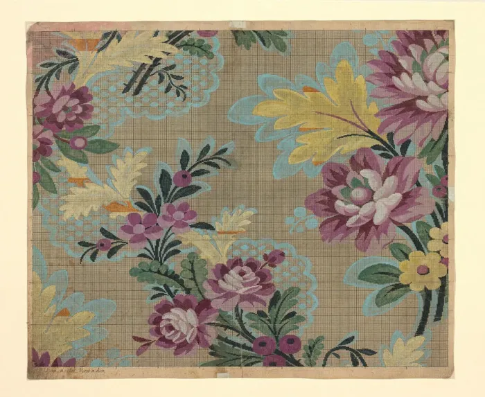 Framed Print : Mise-en-carte (Point-paper), France, 1760 / 90. Creators: Germain Freres, J Bt Clere Framed Print : Mise-en-carte (Point-paper), France, 1760 / 90. Creators: Germain Freres, J Bt Clere
