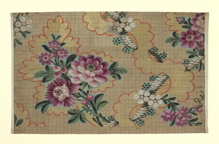 Framed Print : Mise-en-carte (Point-paper), France, 1760 / 90. Creator: Unknown Framed Print : Mise-en-carte (Point-paper), France, 1760 / 90. Creator: Unknown
