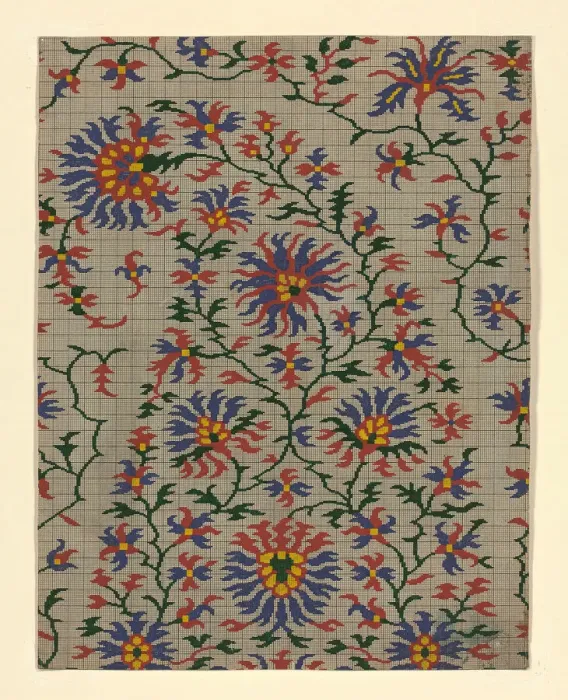 Framed Print : Mise-en-carte (Point-paper), France, 1760 / 90. Creator: Unknown Framed Print : Mise-en-carte (Point-paper), France, 1760 / 90. Creator: Unknown