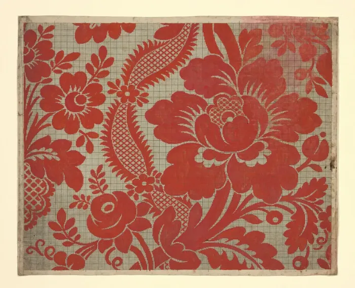 Framed Print : Mise-en-carte (Point-paper), France, 1760 / 90. Creator: Unknown Framed Print : Mise-en-carte (Point-paper), France, 1760 / 90. Creator: Unknown
