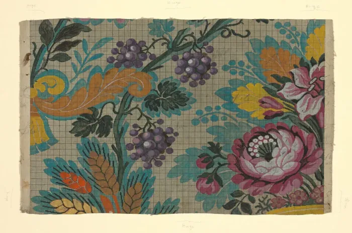 Framed Print : Mise-en-carte (Point-paper), France, 1760 / 90. Creator: Unknown Framed Print : Mise-en-carte (Point-paper), France, 1760 / 90. Creator: Unknown